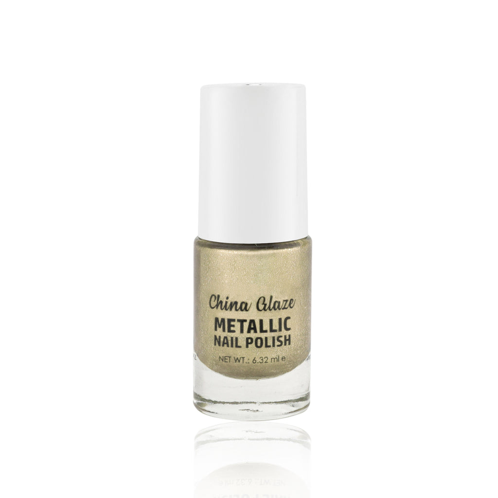 China Glaze Light Gold Metallic Nail Polish