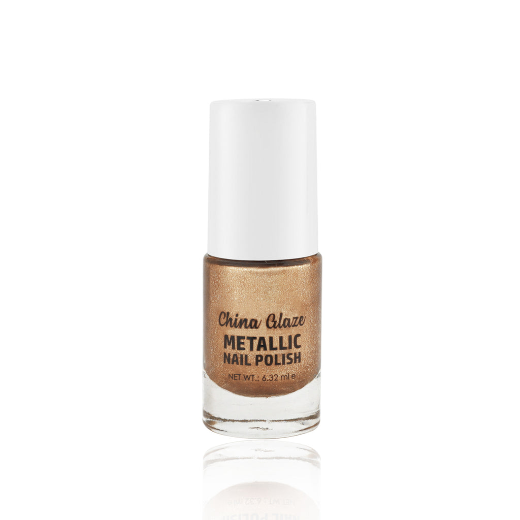 China Glaze Dark Gold Metallic Nail Polish